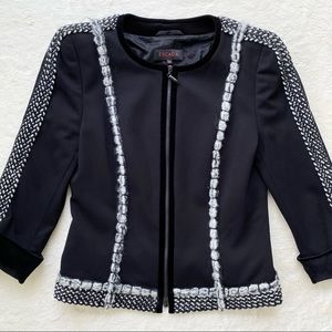 Escada Black and Gray Blazer
